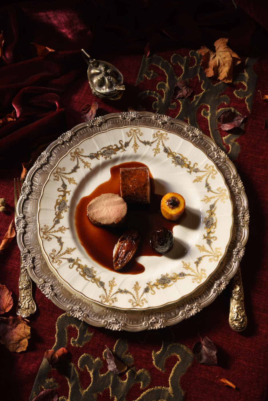 Filet de sanglier sauce agrodolce